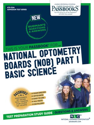 cover image of NATIONAL OPTOMETRY BOARDS (NOB) Part I BASIC SCIENCE